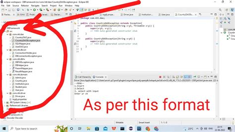 JDBC in Eclipse Using MySQL 的图像结果