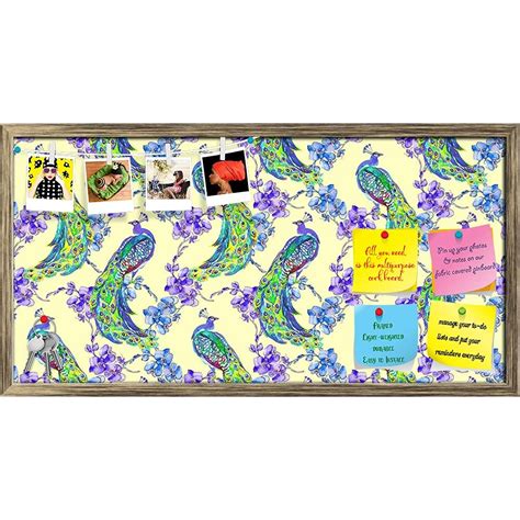ArtzFolio Tropical Pattern Bulletin Board Notice Pin Board | Vision ...