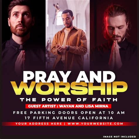 Church crossover flyer PSD, High Quality Free PSD Templates for ...