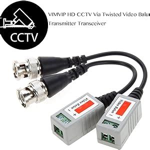 XIKKART Video Balun AHD CVI TVI Coax to UTP Cat6 Connector HD 720P ...