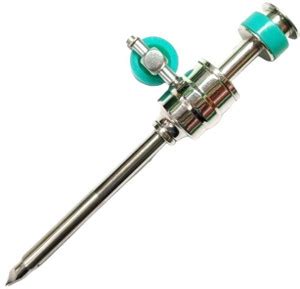 SI Rudra Laparoscopic Trocar Cannula 7mm Stainless Steel Reusable ...