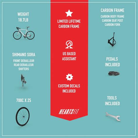 HeartsBio Custom Logo Carbon Fiber Road Bike with Shimano SORA India | Ubuy