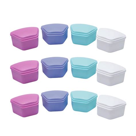 ORO Dental Denture Boxes | Pack of 12 | Storage for Dentures and Ortho ...