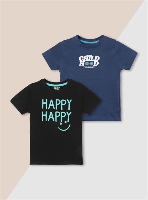 Buy Boys Printed T-shirt - Pack of 2 Online at just Rs. 318.0 ...
