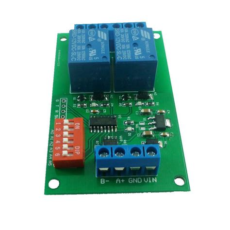 DC 5V/12V/24V 2 Channel RS485 Relay Modbus RTU PLC India | Ubuy