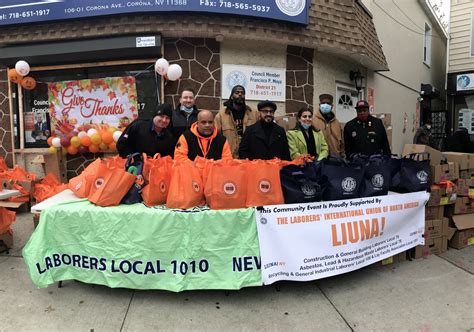 Laborers' Local 1010 LECET gives thanks by giving back to NYC ...