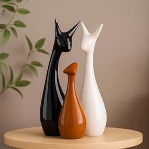 LIFEHAXTORE Lucky Deer Family Set Ceramic Figures