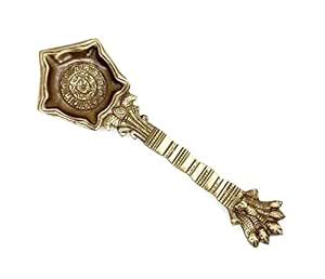 Buy Amazon Brand - Umi Brass Panchmukhi Nag Head Design Pooja Spoon ...