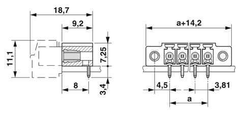 MC 1,5/20-GF-3,81 - PCB header - 1848449 | Phoenix Contact