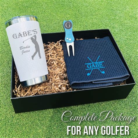Personalized Golf Gift Set, Golfer Gift Box, Personalized Golf ...