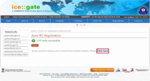 Advisory for Simplified Auto Registration at ICEGATE