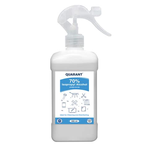 QUARANT 70% Isopropyl Alcohol (IPA) for Cleaning & Disinfecting, 500ml