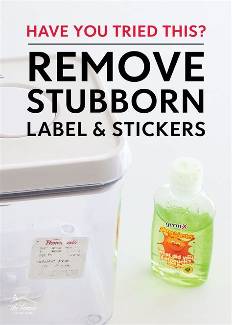 Image result for How to Get Labels Off Plastic Containers