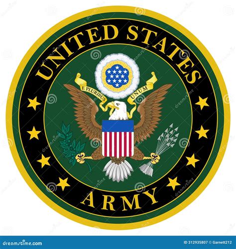 Seal of the United States Army Editorial Photography - Illustration of ...