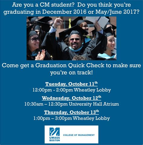 GRADUATION QUICK CHECKS! – College of Management Undergraduate Program ...