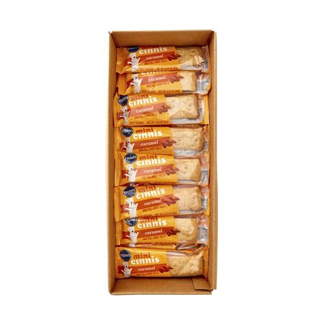 Pillsbury™ Frozen Mini Cinnis, Caramel, 72 Single Serve Pouches, 2.33 oz