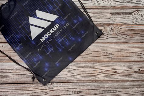 Premium PSD | Gym sack mockup design