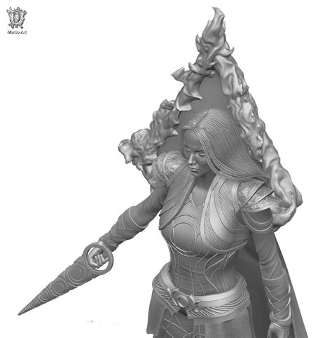 Marvel Doctor Strange Clea stl file 3D model 3D printable | CGTrader