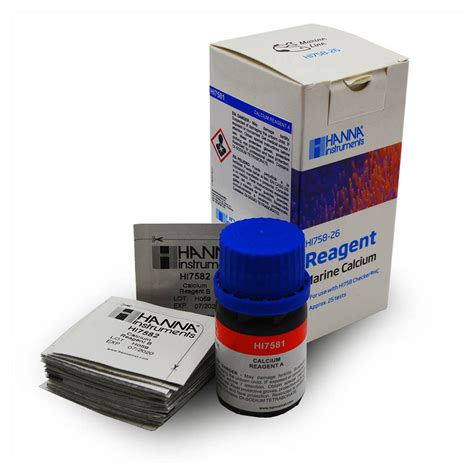 Hanna HI758-26 Marine Calcium Checker Reagent for 25 tests Hanna India ...