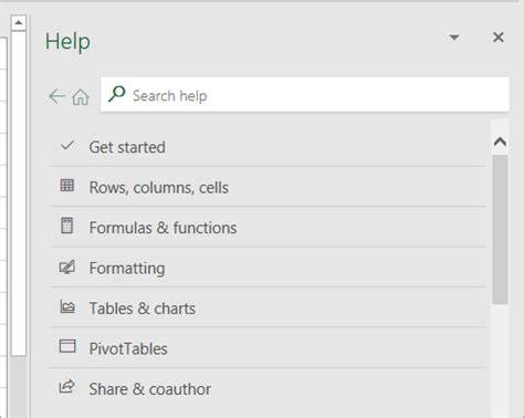 Image result for Help Function Excel