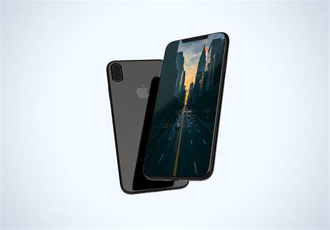 Floating iPhone X Mockup | Free Mockup World