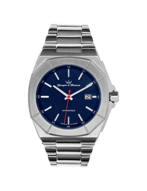 Yonger And Bresson Mens Watch Blue Silver Ybh8566 12m | Desertcart INDIA