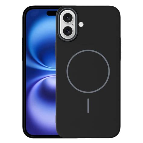 Thin Circle PC Injection MagSafe Phone Case, For iPhone 16 Plus, For i ...