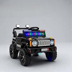 Buy Happy Goods Battery Operated Ride on Car with Music, Led Lights ad ...