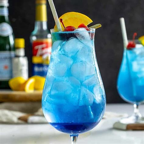 Non-Alcoholic Blue Drink - Aleka's Get-Together