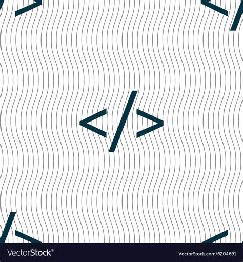 Code sign icon programming language symbol Vector Image