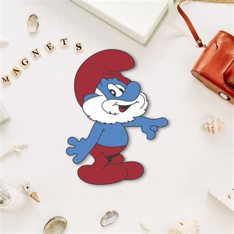 Smurf Fridge Magnet | Cartoon Character Souvenir – Bhai Please India
