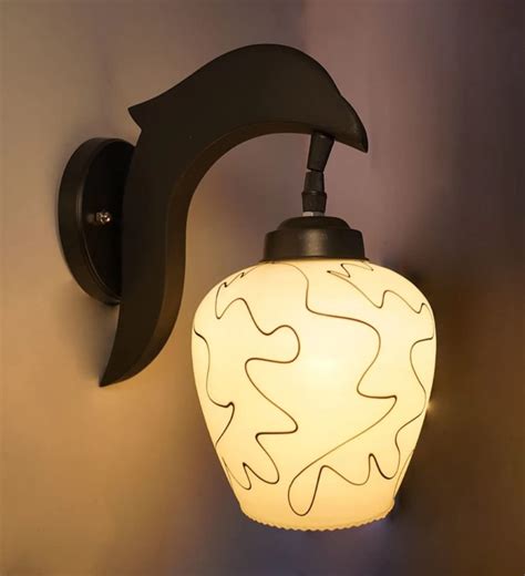 BECRAFT Wooden Wall Light Decorative Surface Mounted Classic Wall Lamp ...