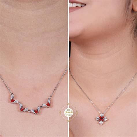 Sparkling Silver Magnetic Shape Shifting Box Necklace – The Chandi Studio