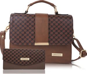 GRAADA Brown Shoulder Bag Stylish Gorgeous Shoulder Unique Design ...