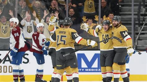 Rantanen scores 3-times, as Golden Knights top Avalanche 8-4 in season ...