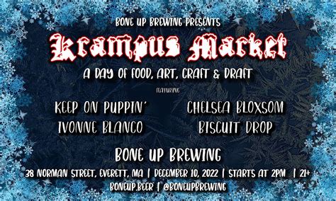 Krampus Market at Bone Up Brewing!, Bone Up Brewing Co., Everett ...