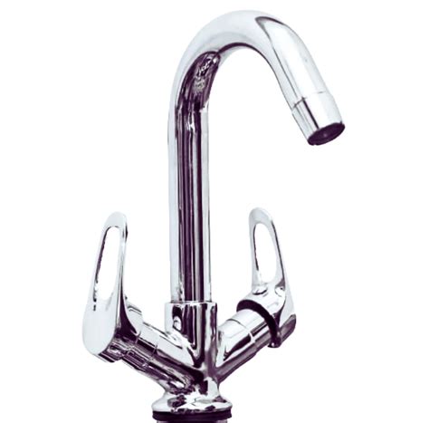 PICK-UP® Full Brass Hot and Cold Mixer | Center Hole Basin Mixer Tap ...