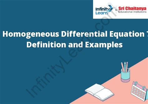 Homogeneous Equations Examples 的图像结果