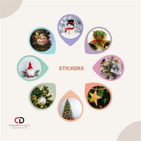 𝐗-𝐌𝐚𝐬 𝐓𝐡𝐞𝐦𝐞 𝐒𝐭𝐢𝐜𝐤𝐞𝐫𝐬 (𝐌𝐎𝐐-𝟓𝟎𝟎)