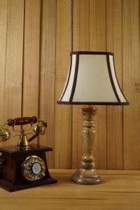Tu Casa ROYAL BROWN MANGO WOOD TABLE LAMP WITH SQUARE SHADE COLOR ...