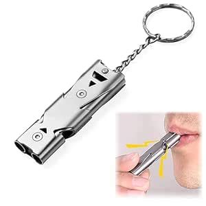 Buy FLYTOP Emergency Whistles Lifeguard Safety Whistle with Keychain ...
