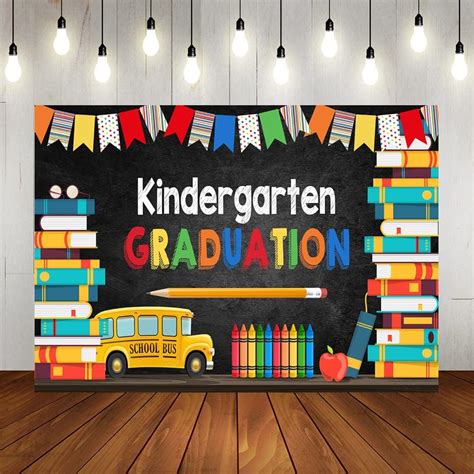 Lofaris Kindergarten Graduation Party Backdrop 7x5ft India | Ubuy