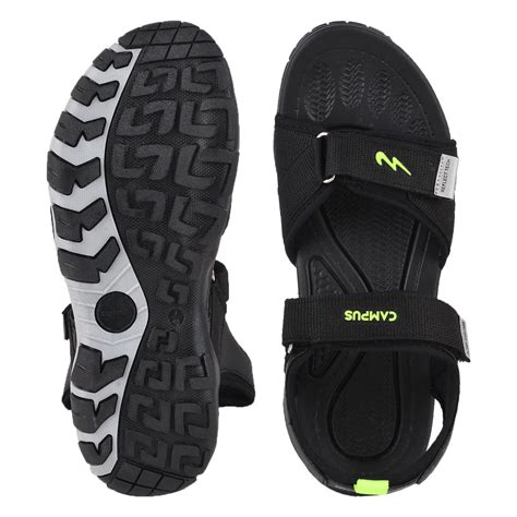 Campus Men's GC-22125 Sports Sandal BLK/F.GRN 6 -UK/India : Amazon.in ...