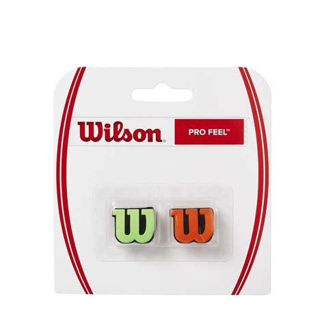 Wilson Pro Feel Racquet Dampener (Green/Orange) – Setsons.in