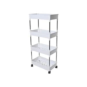 Leaffy Bezz Plastic Space Saving Storage Organizer Rack Shelf with ...