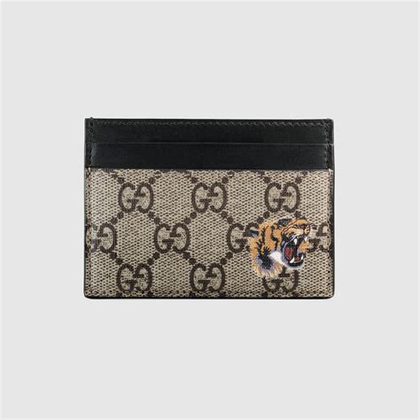 Men's Designer Card Holders & Coin Cases | GUCCI® CH | Bee print, Card ...