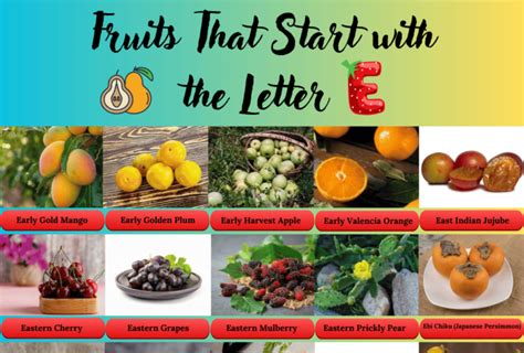 Alphabetical List of Fruits-From A to Z!
