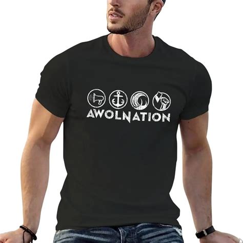 Awolnation Logo Tour 2024 Black Mendagri Tshirt Heavyweight T Shirts ...
