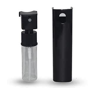 Buy Hunky Dory 10ml Unique Empty Refillable Glossy Black Plastic Bottle ...
