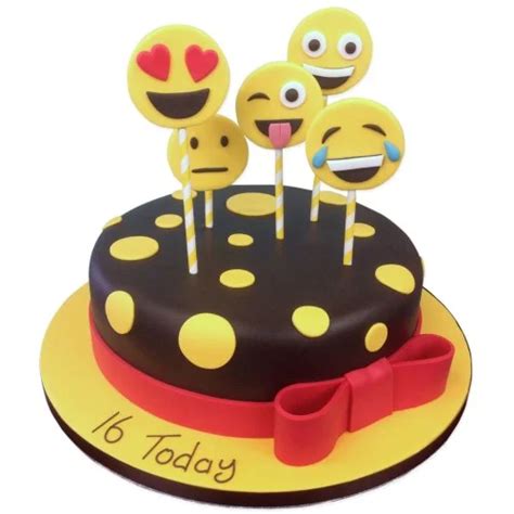 Online So Emotional Emoji Fondant Cake Delivery in Noida | Cake Express ...